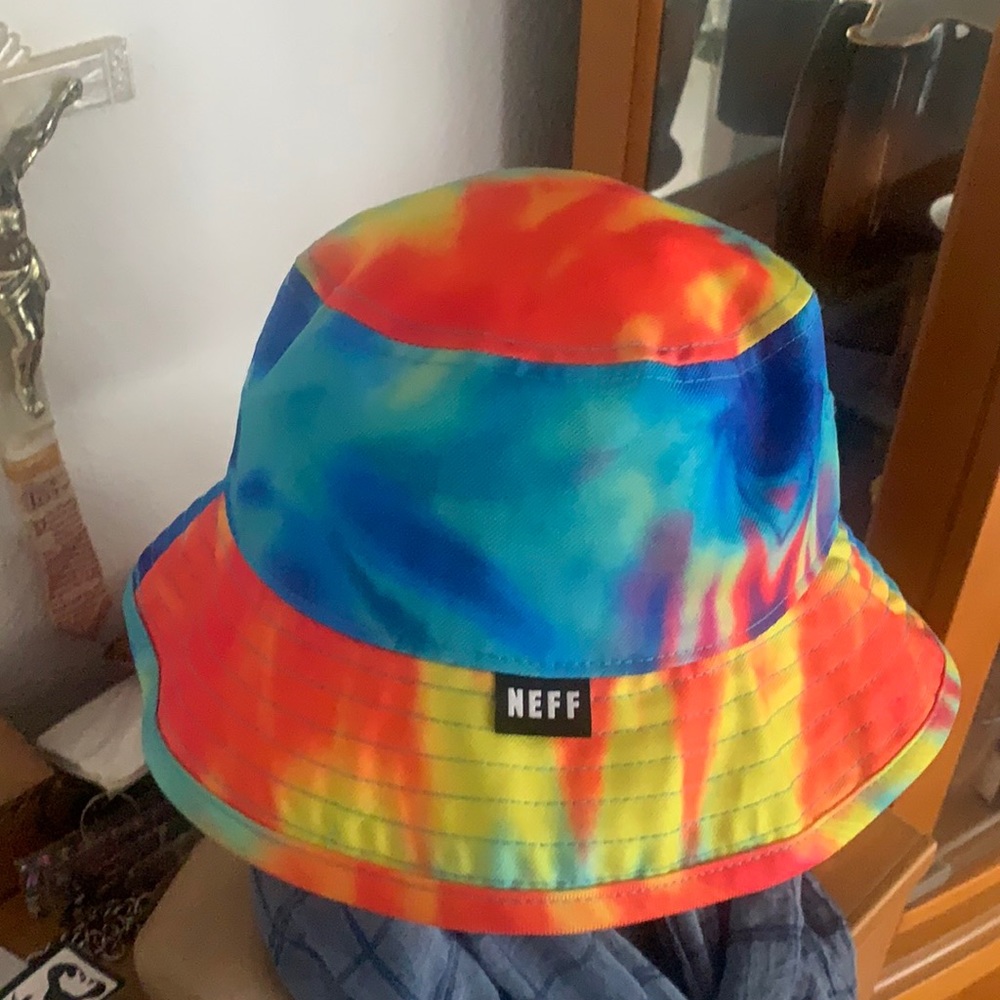 Tye dye Neff bucket hat unisex